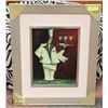 Image 1 : 22 X 27 "LE CHEF" FRAMED PICTURRE