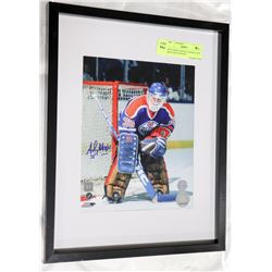 ANDY MOOG SIGNED, FRAMED AND MATTED 8 X10 WITH