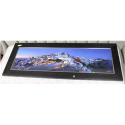 LARGE FRAMED SHOWHOME ISLAND PICTURE