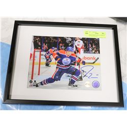 JORDAN EBERLE SIGNED, FRAMED AND MATTED  8X10