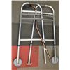 Image 1 : ROLLING WALKER WITH ADJUSTABLE ALUMINUM CANE