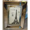 Image 1 : 16 X 24 MIRRORED FRAMED PARIS PICTURE