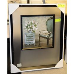 COZY CORNER FRAMED ART PIECE, 19 X 23