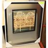 GOLDEN TREE FRAMED ART PIECE, 19 X 23
