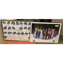 LOT OF 2 OILER PRINTS, OILER GO CRAZY, SUPER