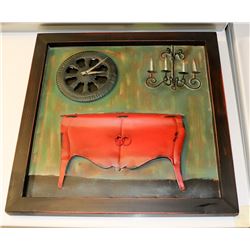 16 X 15 METAL 3D ART PIECE