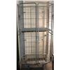 Image 1 : STEEL CAGE ON CASTERS FOR STORING BOXES
