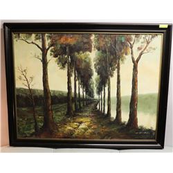 48 X 36 ORIGINAL ACRYLIC FRAMED PAINTING BY