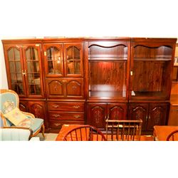 PINE WOOD 4 PC WALL UNIT