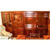 Image 1 : PINE WOOD 4 PC WALL UNIT