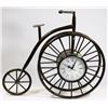 Image 1 : VINTAGE STYLE METAL BIKE CLOCK, 16" TALL