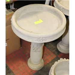 CONCRETE BIRDBATH 2 PIECE 16"X23"