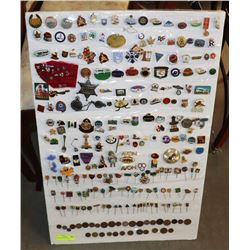 X-LARGE DISPLAY OF PINS