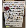 Image 1 : X-LARGE DISPLAY OF PINS