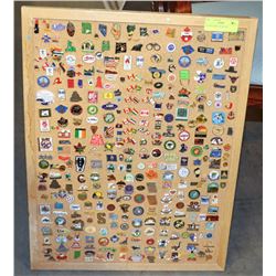 X-LARGE DISPLAY OF PINS