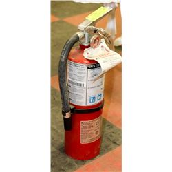 FIRE EXTINGUISHER MODEL 5 GI SA40 ABC CHARGED.