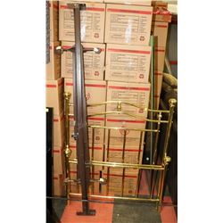 SINGLE BRASS BED