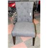 Image 1 : SHOWHOME GREY FABRIC SIDECHAIR