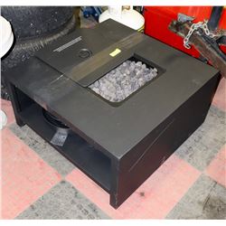 BLACK OUTDOOR PROPANE FIREPIT STORE DISPLAY