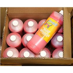 CASE WITH 12 BOTTLES OF NON TOXIC LIQUID TEMPURA