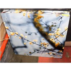 GROUP OF 3 SHOWHOME FLORAL CANVAS PICTURES