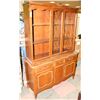 Image 1 : BUFFET & HUTCH - MISSING A GLASS PANEL,