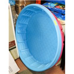 LOT OF 7 SWIMMING POOLS, 44" DIAMETER X 8" DEEP.