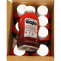 CASE WITH 8 BOTTLES CHERRY GOJO