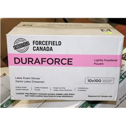 CASE OF SIZE M LATEX EXAMINATION GLOVES