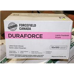 CASE OF SIZE M LATEX EXAMINATION GLOVES