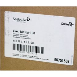 CASE W/ FOUR 3.78L BOTTLES OF CLAX MASTER 100