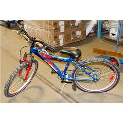 15 SPEED MOUNTAIN BIKE, BLUE