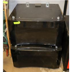 KENMORE HE WASHER AND DRYER PEDESTALS.