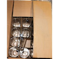 CASE WITH 24 BIG ROCK GLASSES