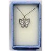Image 1 : .925 OPAL BUTTERFLY NECKLACE
