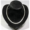 Image 1 : 3 STRAND BRAID STYLE 16 INCH 925 SILVER CHAIN