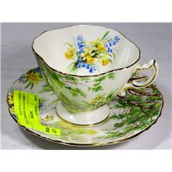LORNA DOONE HAMERSLY BONE CHINA CUP & SAUCER