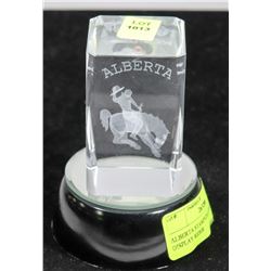 ALBERTA STAMPEDE LIGHT UP DISPLAY RIDER