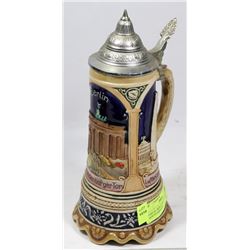 MUSICAL BEER STEIN 11" TALL, MADE IN GERMANY