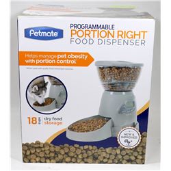 PROGRAMMABLE FOOD DISPENSER FOR PETS