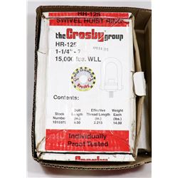 NEW CROSBY SWIVEL HOIST RING.
