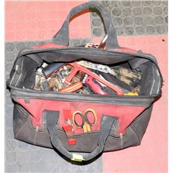 HUSKY TOOL BAG W/ TOOLS LOTS OF SOCKETS