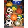 Image 1 : LOT OF 9 ASSORTED BALLS INCL SOCCER & BASKETBALL