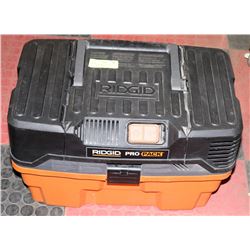 RIDGID PROPACK 4.5 GALLON,  5 HP, WET DRY SHOPVAC