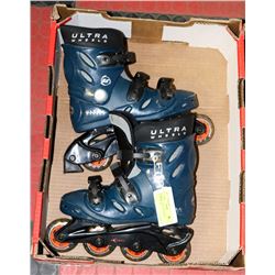 KIDS BLUE EXPLORER INLINE SKATES SIZE 5.