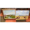 Image 1 : LOT OF 2 ORIGINAL ALBERTA LANDSCAPES BY T. MAKAY