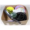 Image 1 : LARGE BOX OF CAMPING COOKWARE - GREAT