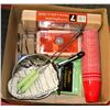 Image 1 : LARGE BOX W/ BBQ/CAMPING/PICNIC SUPPLIES