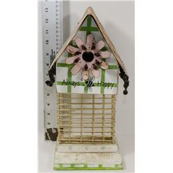 LARGE VINTAGE BIRDHOUSE/FEEDER