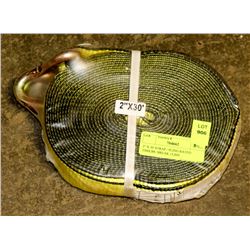 2" X 30' STRAP / SLING RATED 3300LBS  BREAK 15,000